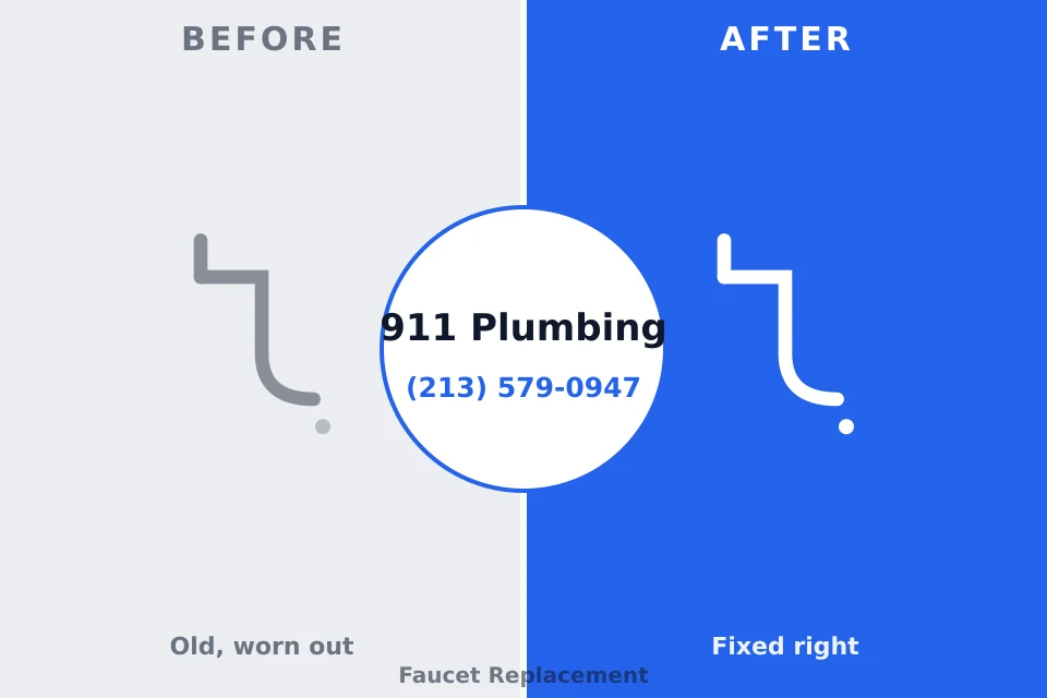 Before and after: plumbing repair Hodgkins, IL